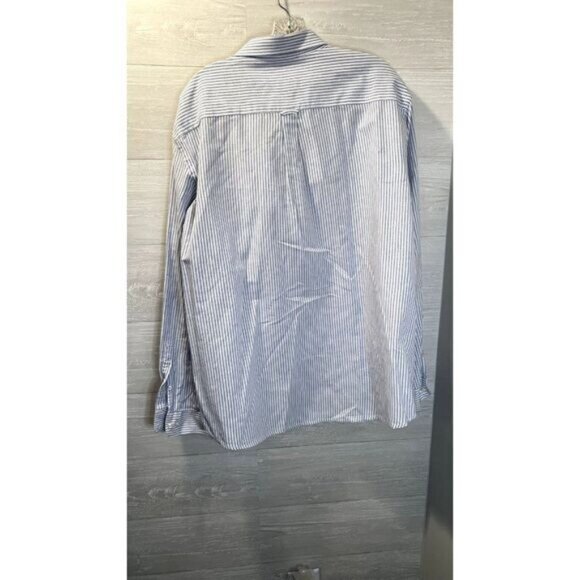 G.H. Bass &‎ Co. Men's Long Sleeve Shirt Button Down Shirt Stripe - Picture 4 of 6